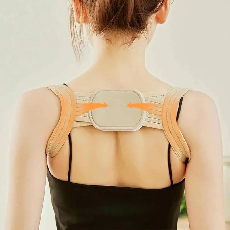 Correcteur posture clavicule réglable - Attelle dos ceinture lombaire pour hommes et femmes