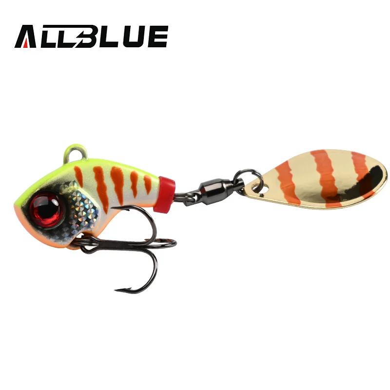 ALLBLUE CYCLONE Tail Spinner Metal Vib Shad Casting Shore Jig Vibration Jigging Blade Spoon Fishing
