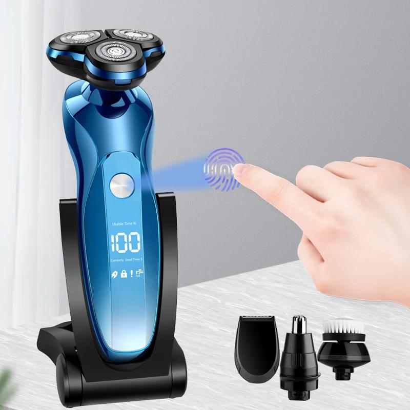 ZOZEN rasoir électrique rasoir rotatif rasoir électrique tondeuse à barbe corps coupe de cheveux Mac