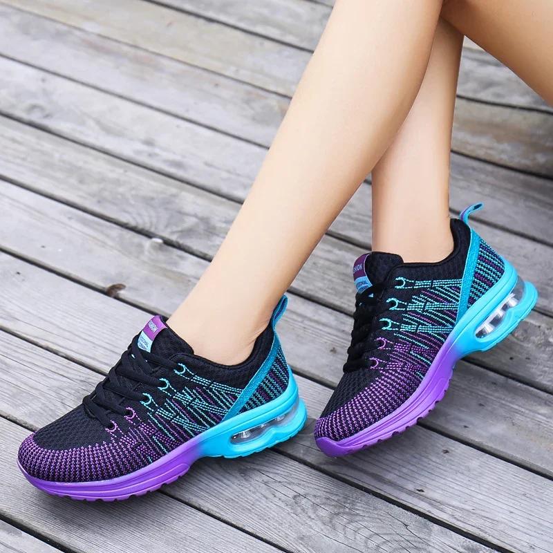 Chaussures de course pour femmes en plein air respirant mode femmes chaussures de Jogging 2025 Fitne