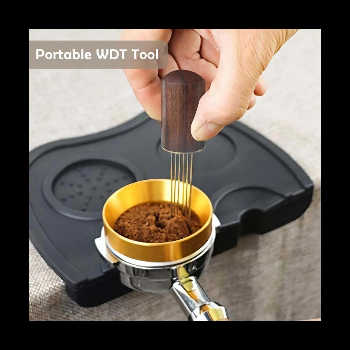 Agitateur de café expresso portable, outil de distribution d'espresso, 6 lames grossières, document