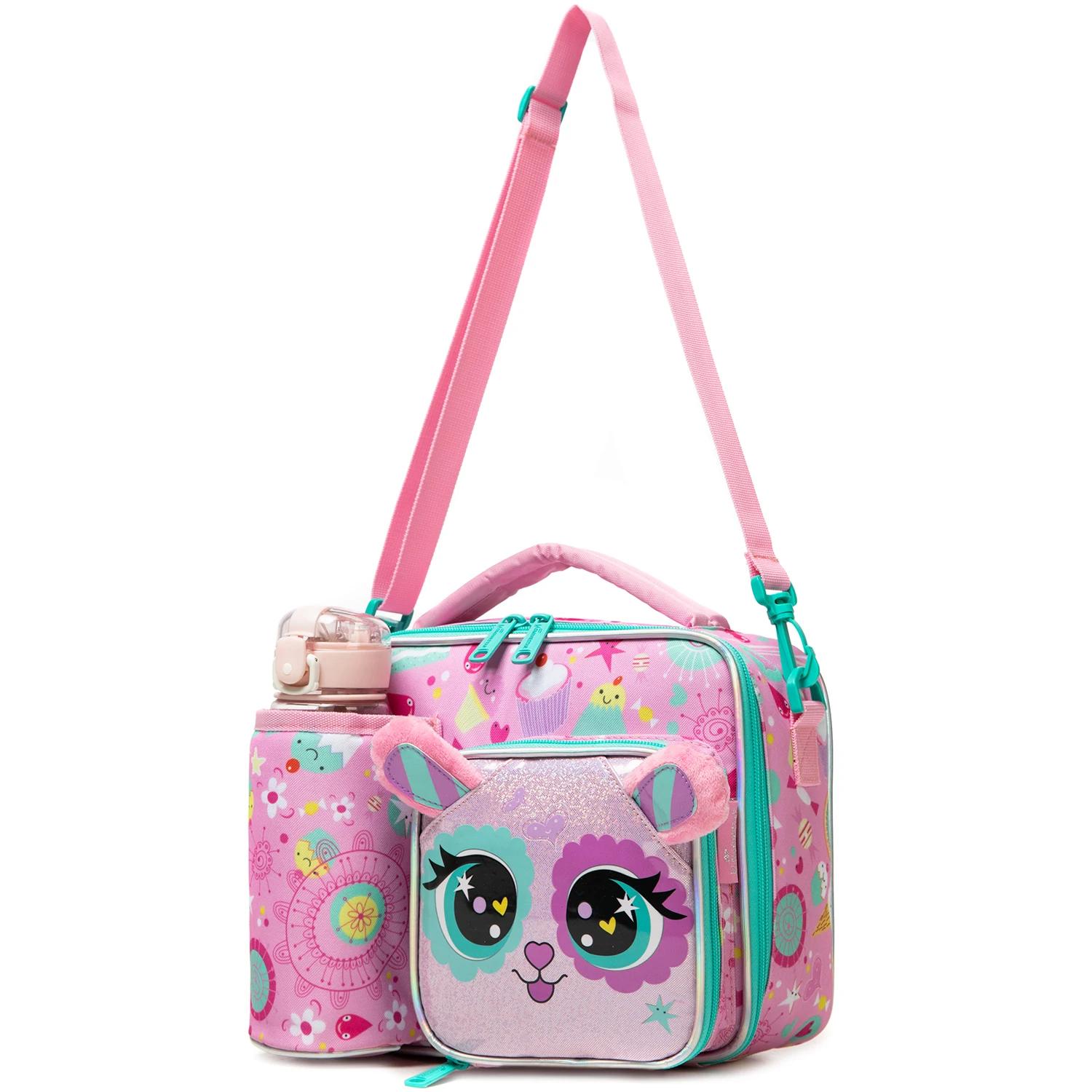 Boîte à déjeuner pour enfants, ensemble de sacs de repas, sac à déjeuner lavable et sac étanche réut