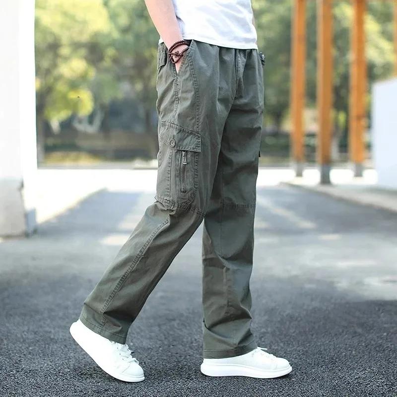 Pantalon de travail américain haut de gamme pour homme – Tendance estivale décontractée, polyvalent,
