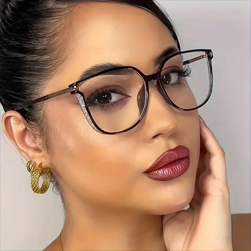 Lunettes de lecture pour femmes et hommes, verres de Prescription carrés, multifocales, Anti-lumière