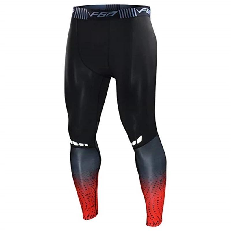 Pantalons compression homme séchage rapide running fitness - Leggings sport entraînement musculaire