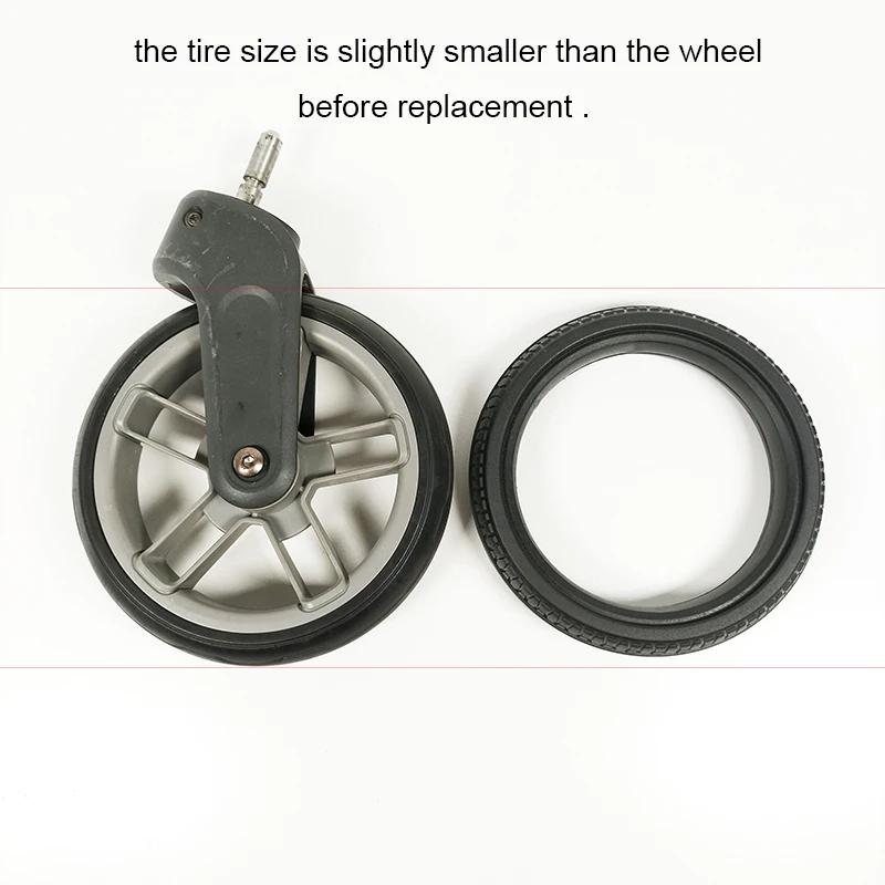 Pneu de poussette pour Uppababy Cruz V2 (pas pour Cruz V1), roue avant ou arrière, en PU, sans chamb