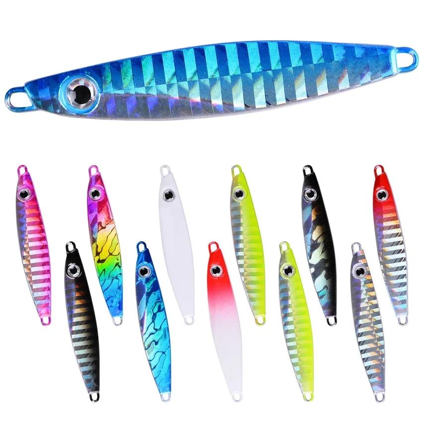Plomb VIB pêche 7g 12g 17g 22g 30g 40g leurres légers gabarit en métal cuillère pêche d'hiver bon po