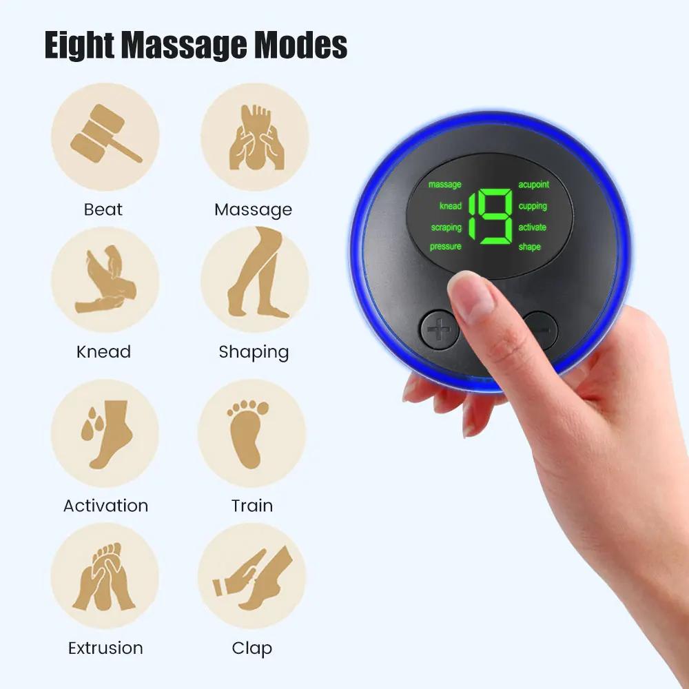 Mini masseur de cou électrique Portable EMS, civière de cou pour soulager la douleur musculaire cerv