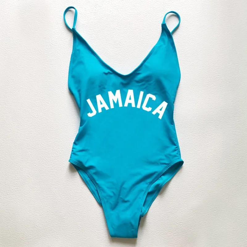 Maillot de bain une pièce femme JAMAICA sexy rembourré 2025 pour plage et piscine