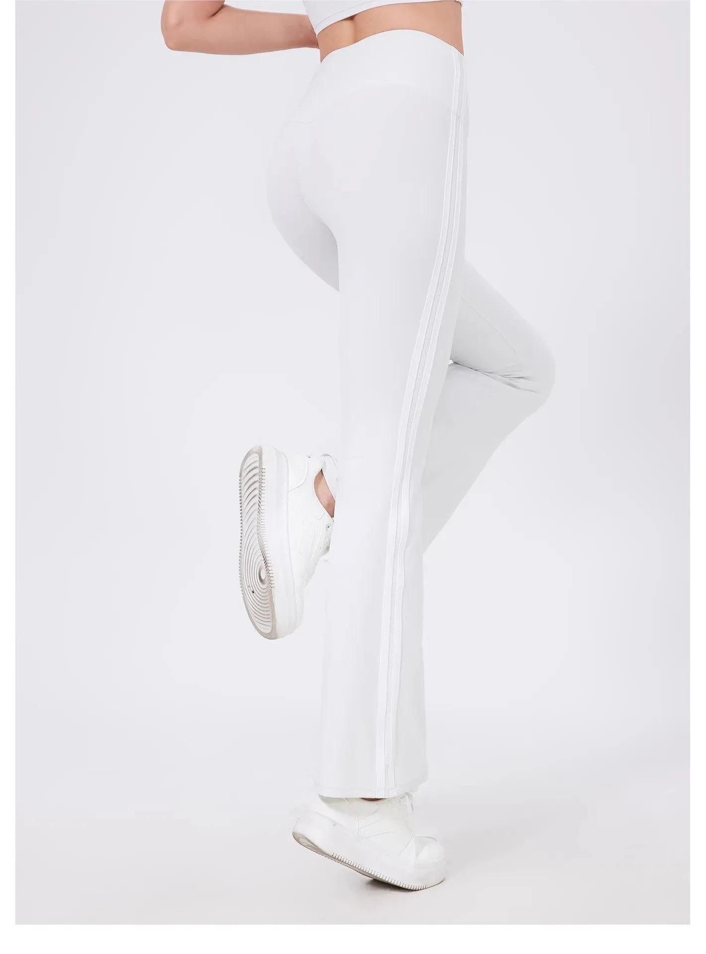 Pantalons de yoga taille haute pour femmes Leggings de sport évasés Leggings évasés d'entraînement t
