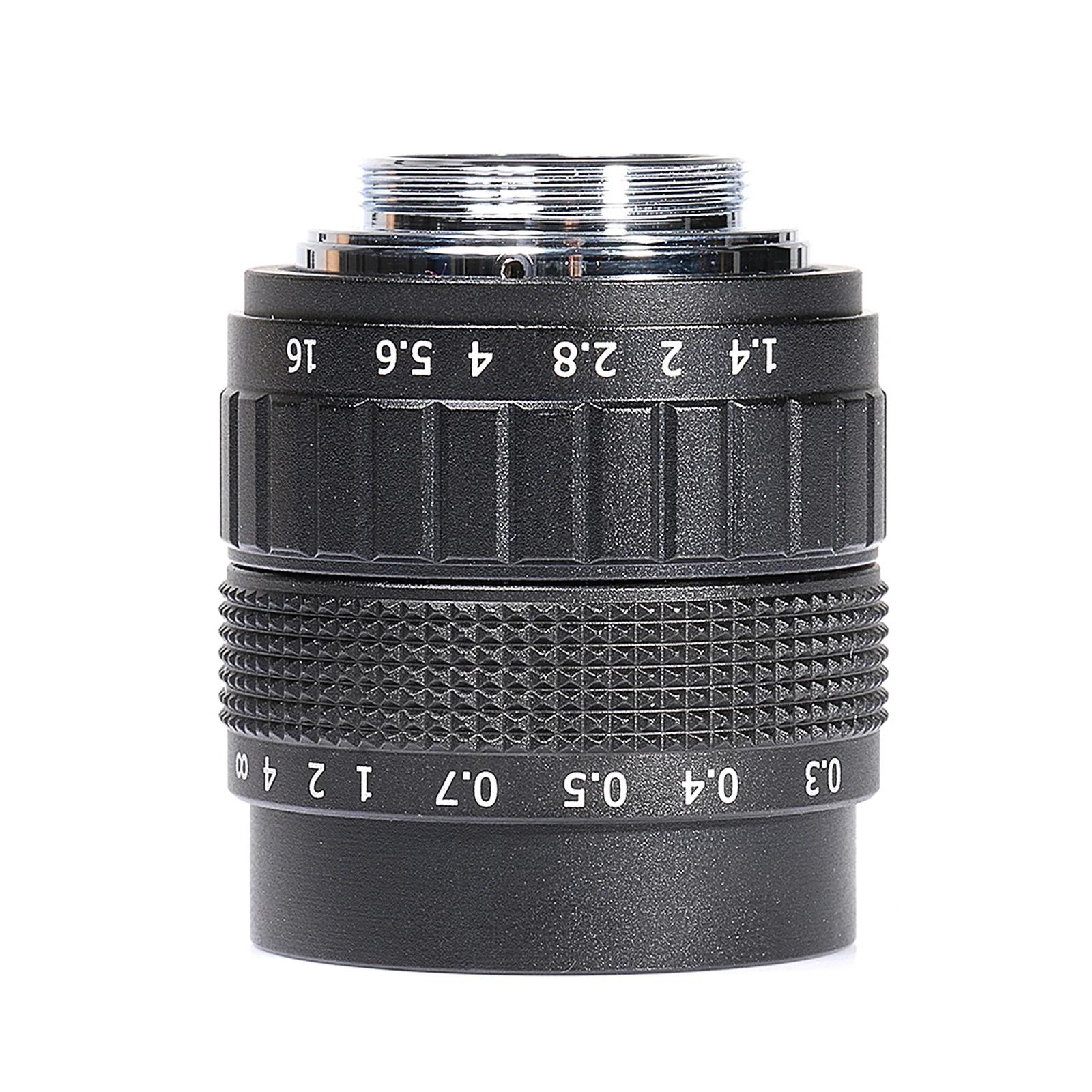 Objectif CCTV 50mm F1.4 APS-C + anneau d'adaptation + 2 anneaux Macro pour sony Fuji NIKON1 Canon EO