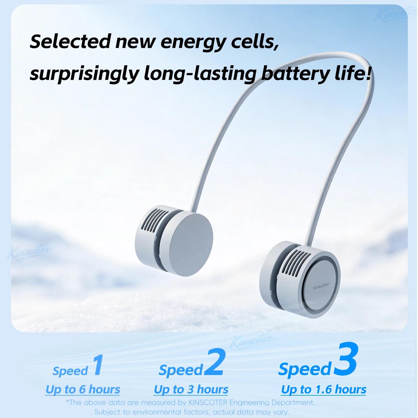 Ventilateur de nuque Power ventilador Bladeless Neckband Fan Portable Mini Air Cooler USB Rechargeab