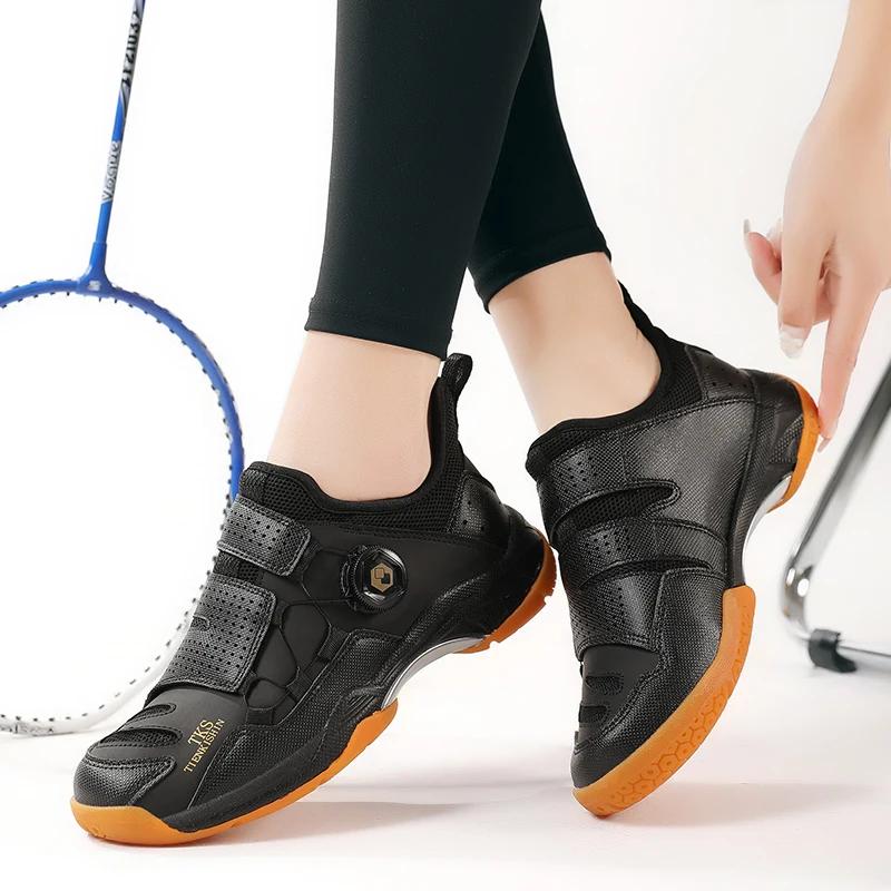 Chaussures de badminton pour hommes et femmes, sports de loisirs en plein air, chaussures d'entraîne