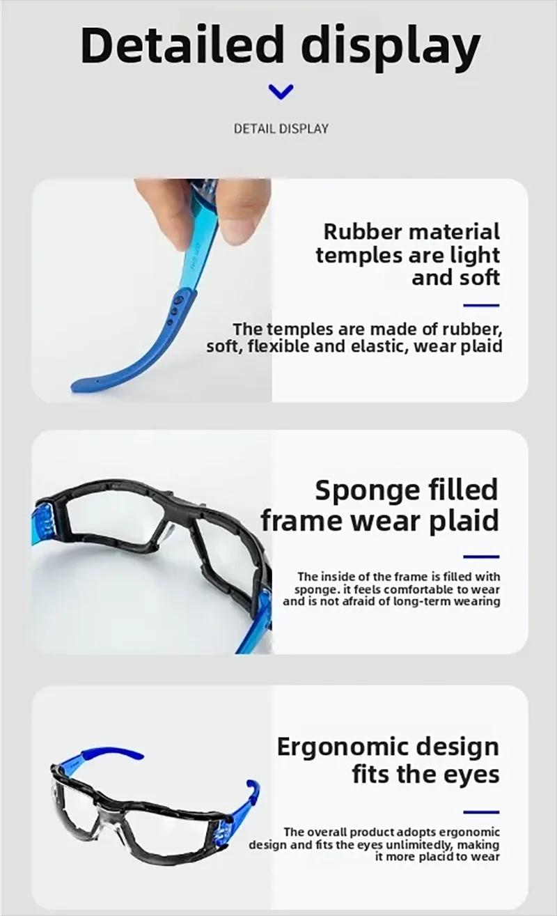 Lunettes de sécurité lunettes Sport Protection des yeux joint en mousse souple lunettes pour le tir