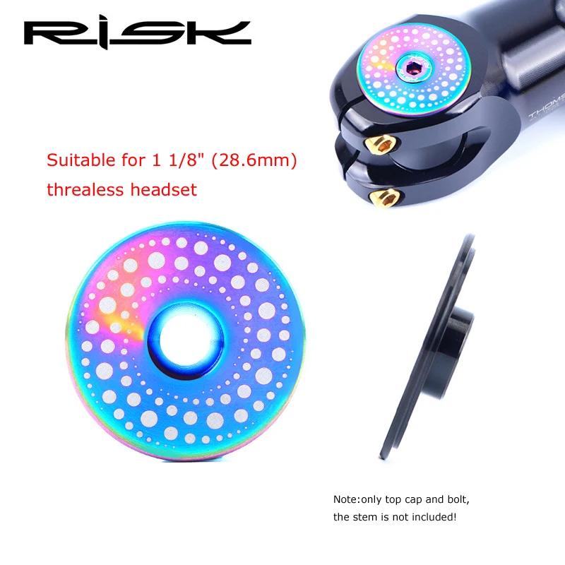 1 ensemble risque 1 1/8 "/ 28.6mm vélo de route de montagne casque capuchon de tige supérieure et vi