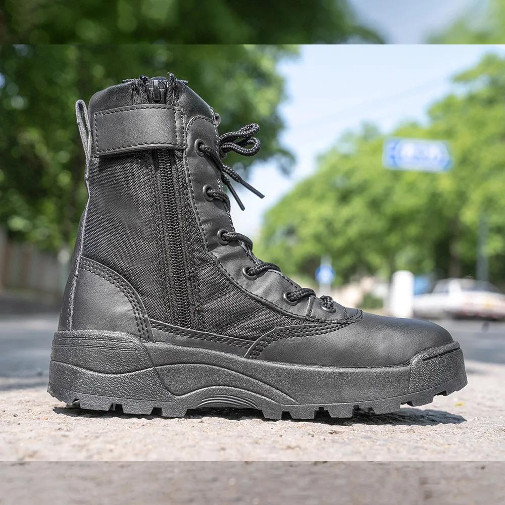 Bottes de randonnée militaires en plein air pour enfants et adultes, chaussures de sport, bottes d'e