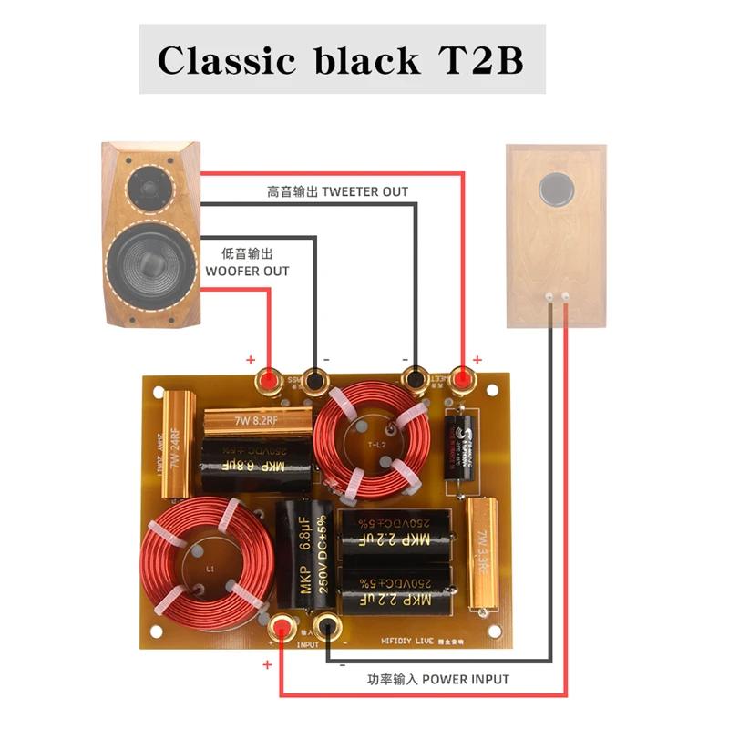 HIFIDIY – unité de haut-parleurs Hi-Fi 2 voies, tweeter + basse, diviseur de fréquence audio, filtre