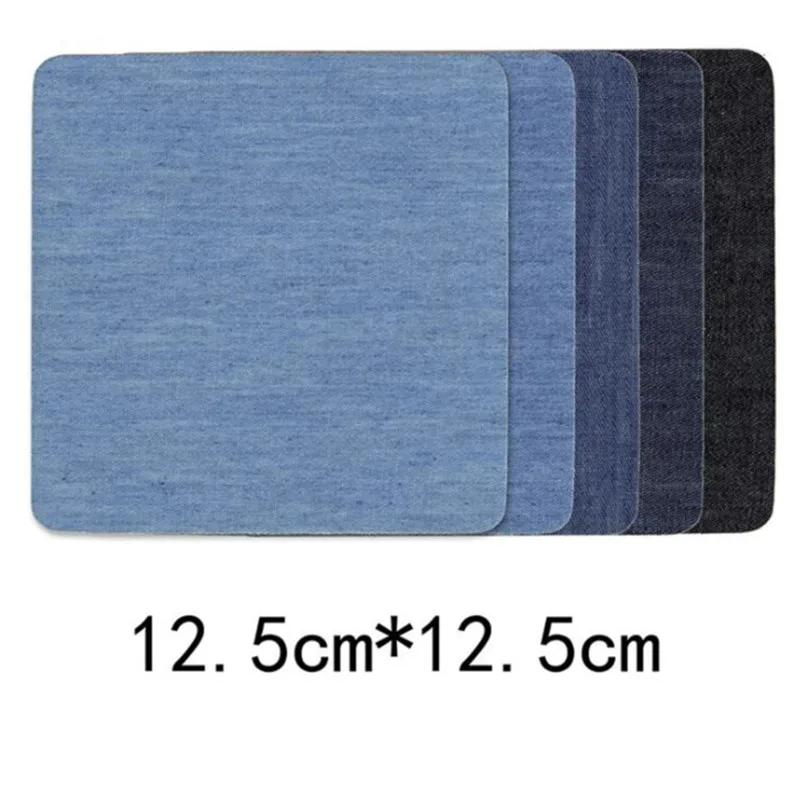 Patchs en Denim pour bricolage, patchs de coude en Denim, réparation de pantalons pour vêtements en