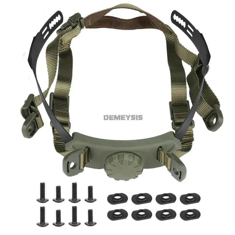 Système de Suspension intérieure de casque, casques CS de tir et de chasse, sangle de verrouillage d