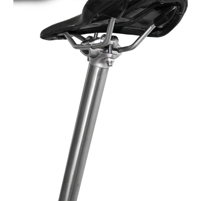 Alliage de titane tige de selle de vélo pour vtt/route tige de selle de vélo 27.2/30.9/31.6mm * 350m