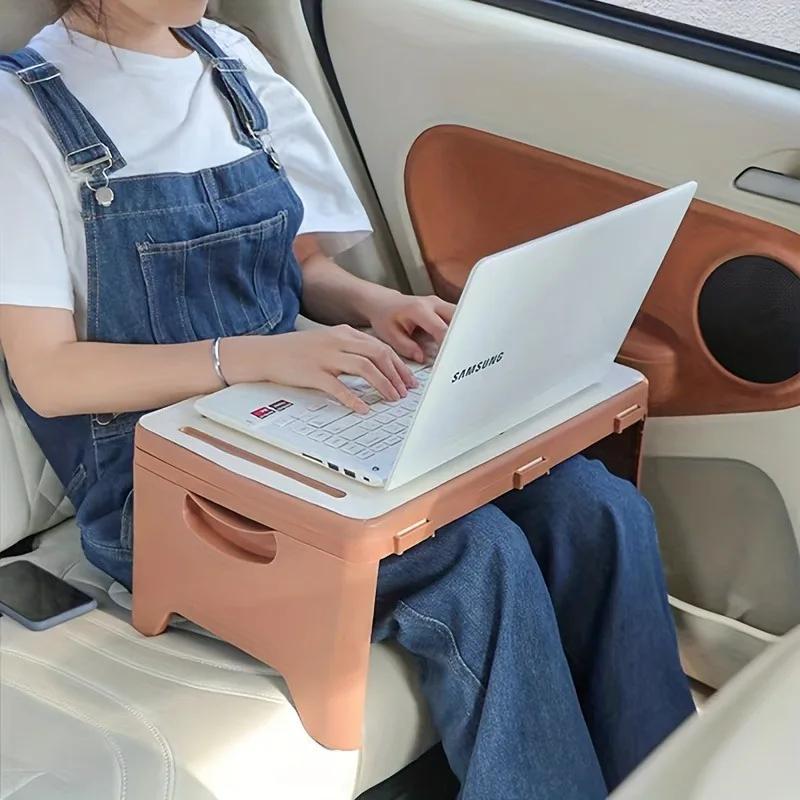 Bureau Pliant Robuste et Durable avec Espace de Rangement Supplémentaire et Ders Synchronisés, Burea
