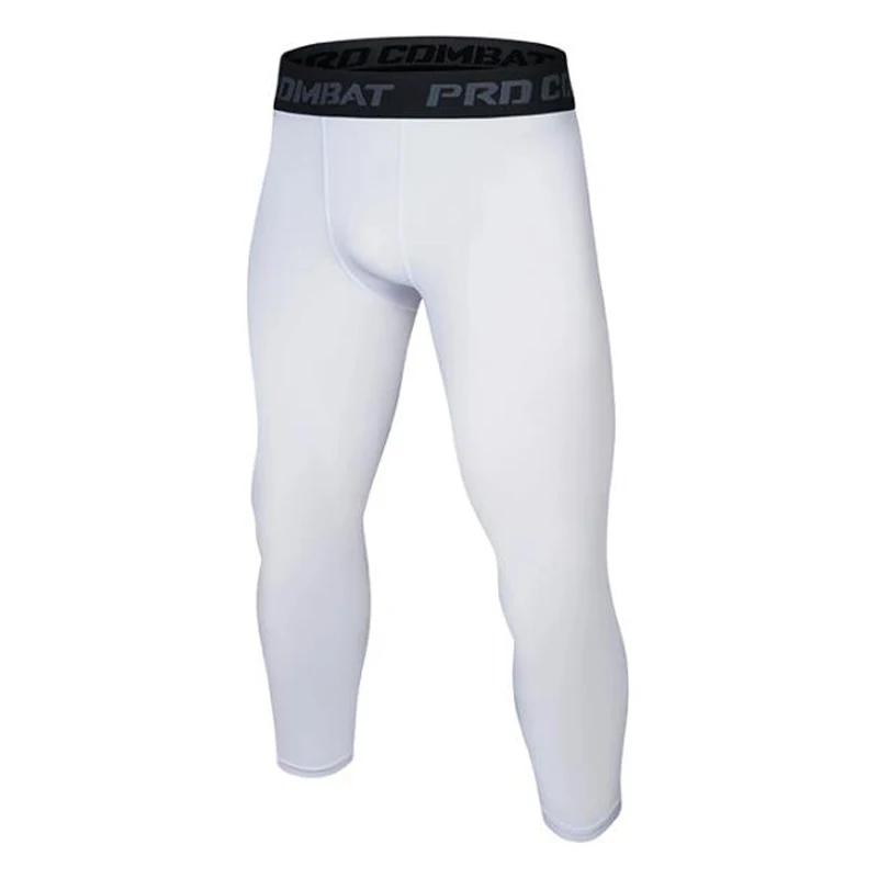 Leggings de sport fins, ajustés, à séchage rapide et respirants pour hommes, collants de course et s