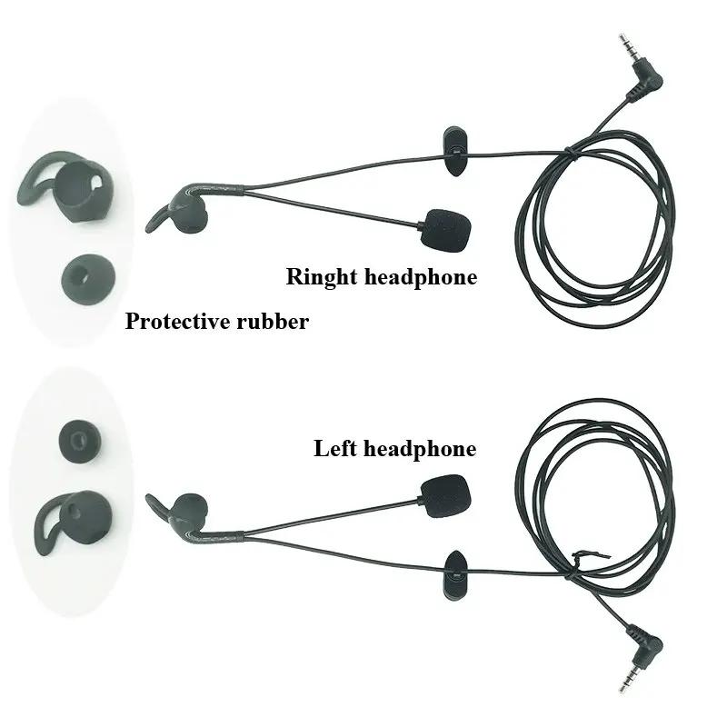 3.5mm Plug In Écouteurs Adapté Pour EJEAS FBIM V6 V6C V4 V4C Interphone Arbitre Interphone Casque