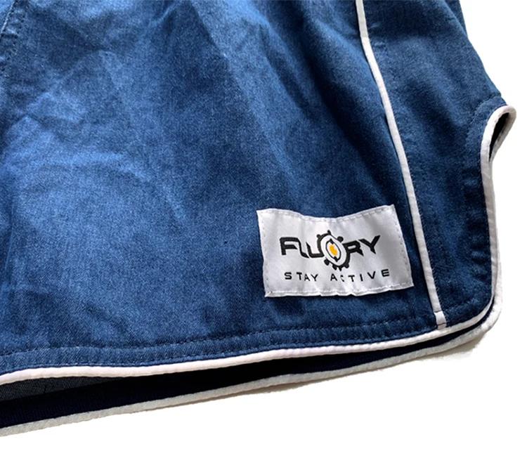 Short de boxe Floury, combinaison d'entraînement Muay Thai, pantalon de combat, short en Denim pour