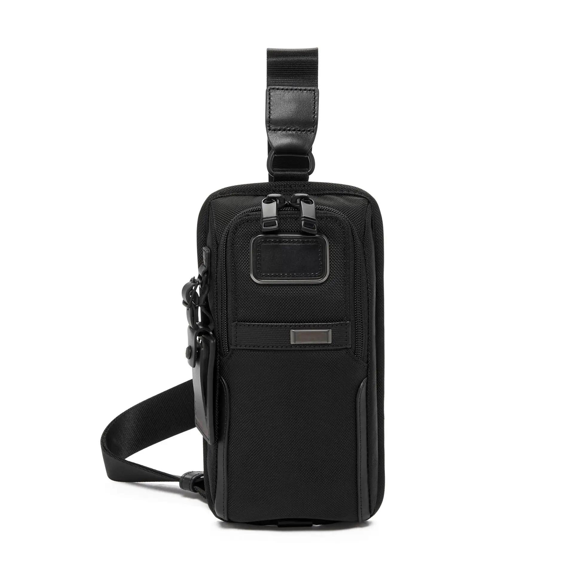 Sac à bandoulière pour hommes, sac de poitrine en nylon durable, multi-poches, sac de voyage d'affai