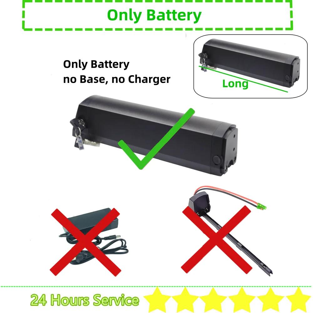 Batterie pour vélo électrique, 36V, 7,8 Ah, 8,8 Ah, 10Ah, 10,4 Ah, 10,5 Ah, 12,8 Ah, 14Ah, avec char