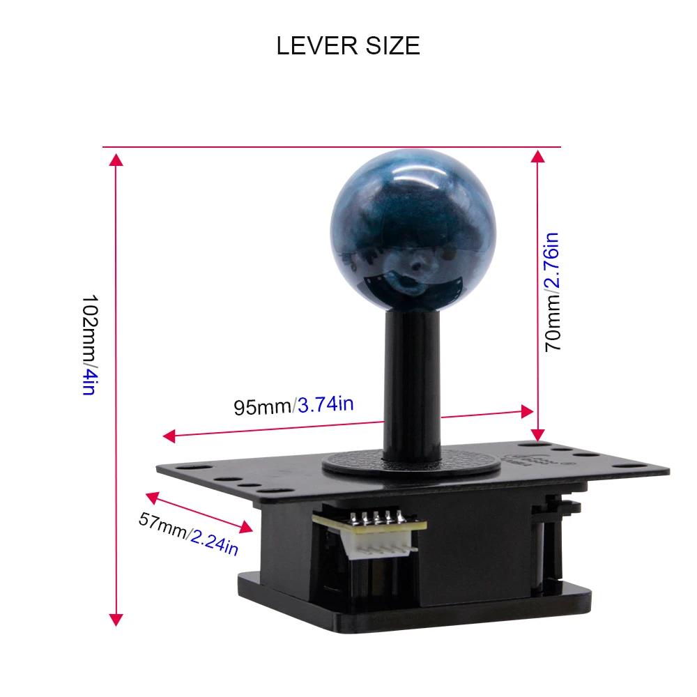 Qanba – arbres de Joystick d'arcade mécanique par gravité, levier silencieux JOV8S JCV8, accessoires