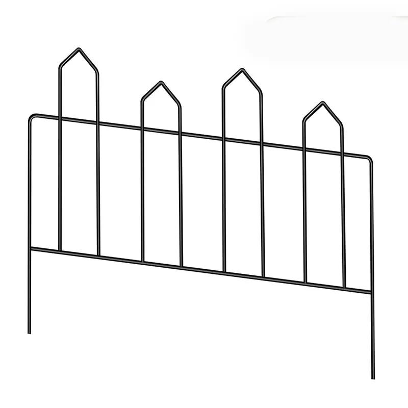 Clôture Décorative de Jardin en Fil D.lique, Bordure Extérieure de 13 Pouces (H) x 10 Pieds (L), Pet