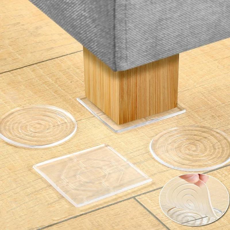 Protège-pieds Anti-Vibration en Silicone pour Machine à laver, couvre-pieds antidérapant pour chaise