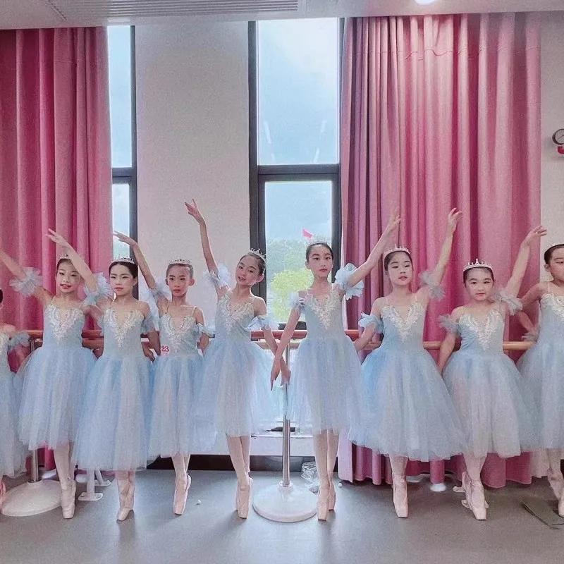 Jupe de Ballet pour filles, Costume de Ballet professionnel pour enfants, jupe TUTU de spectacle, ju