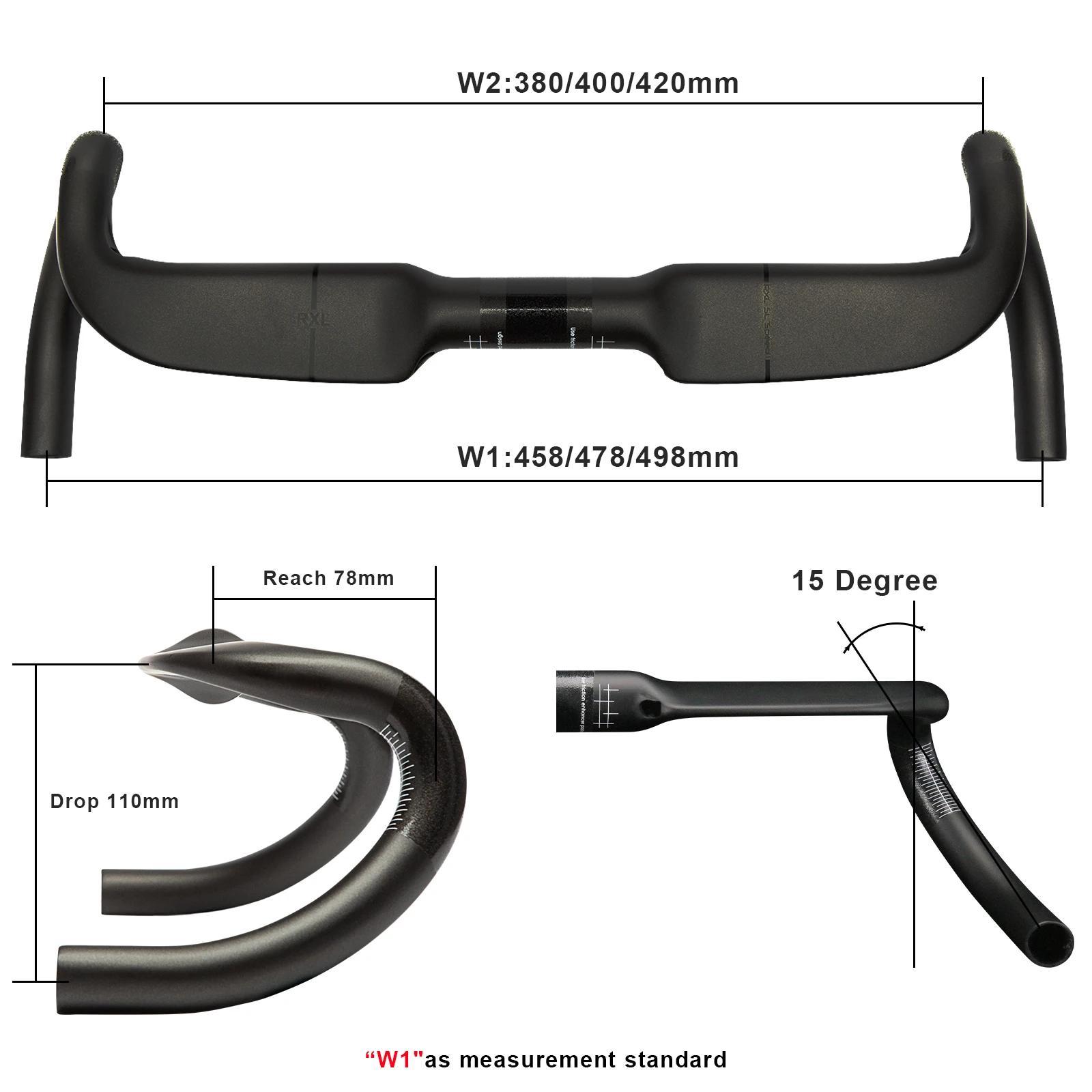 RXL SL vélo carbone route guidon vélo course carbone 31.8 routage interne Angle extérieur barres de