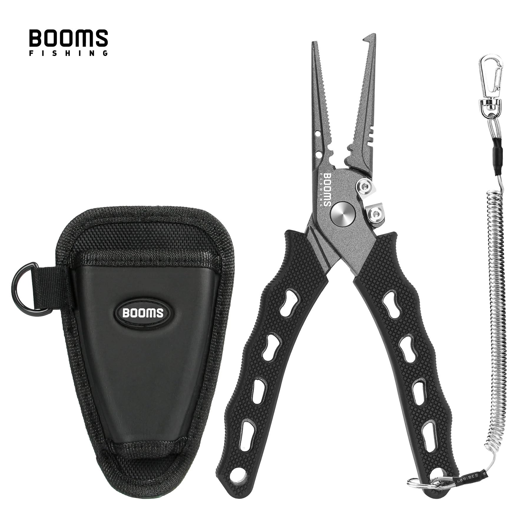 Booms Fishing – pince de pêche en acier inoxydable F07, coupe-ligne tressée, dissolvant de crochet,