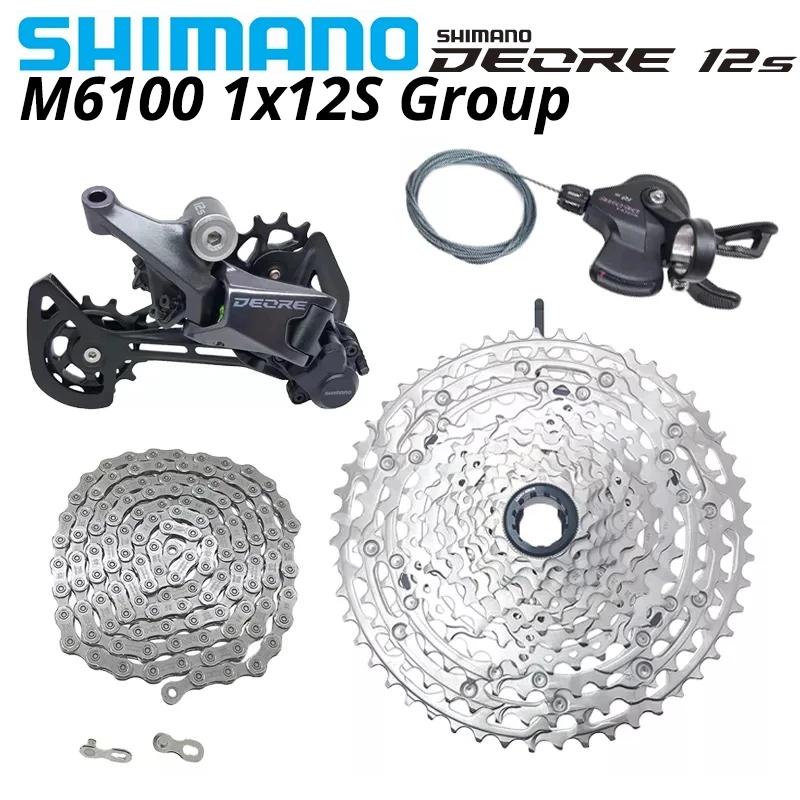 Shimano Deore M6100 1X12 groupe de vitesses pour vtt VTT 12V levier de changement de vitesse CN RD d