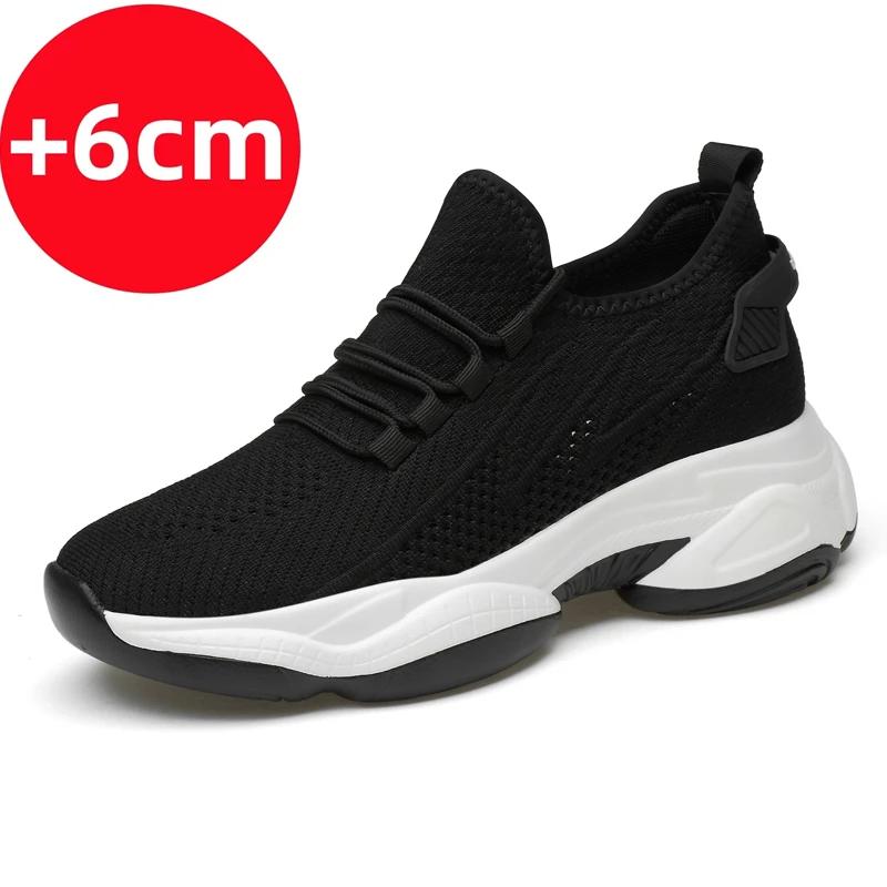Baskets d'Été à Talons Cachés de 6cm pour Homme, Chaussures de dehors à Rehaussement Nik, Recommandé