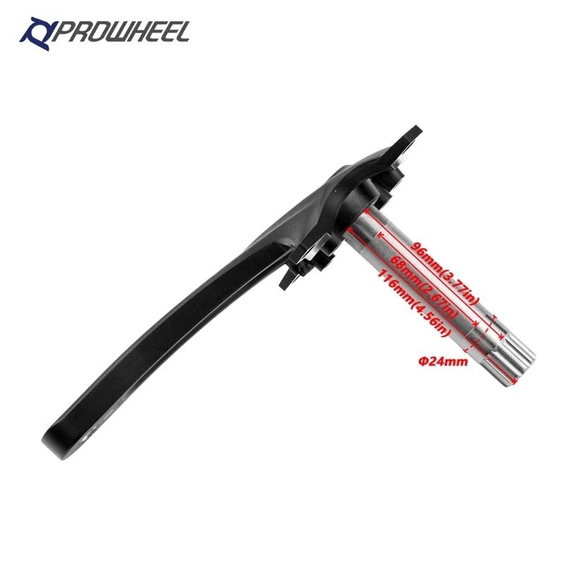 Prowheel-Pédalier Hollowtech VTT, Manivelle commencerBCD, 170mm, 175mm, Vélo Intégré, 32 T, 34 T, 36