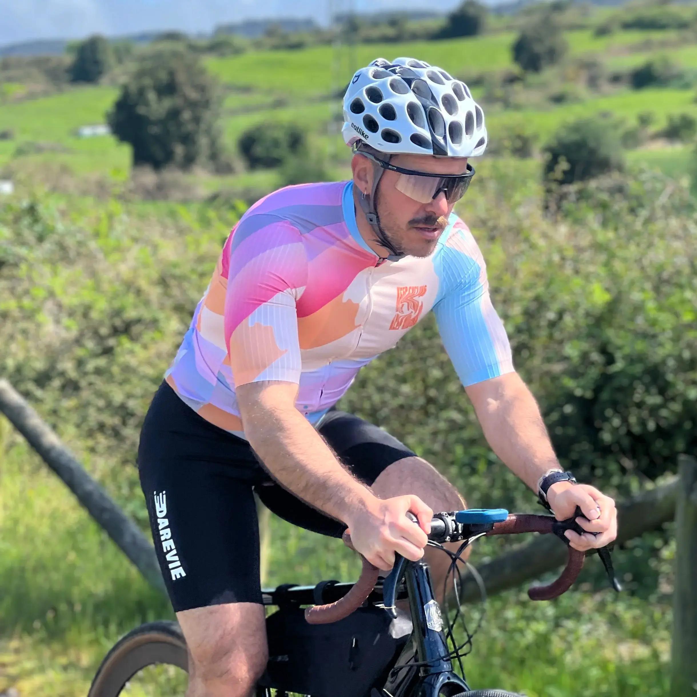 Cuissards de cyclisme DAREVIE pour hommes avec poches - Antidérapants, extensibles et à séchage rapide