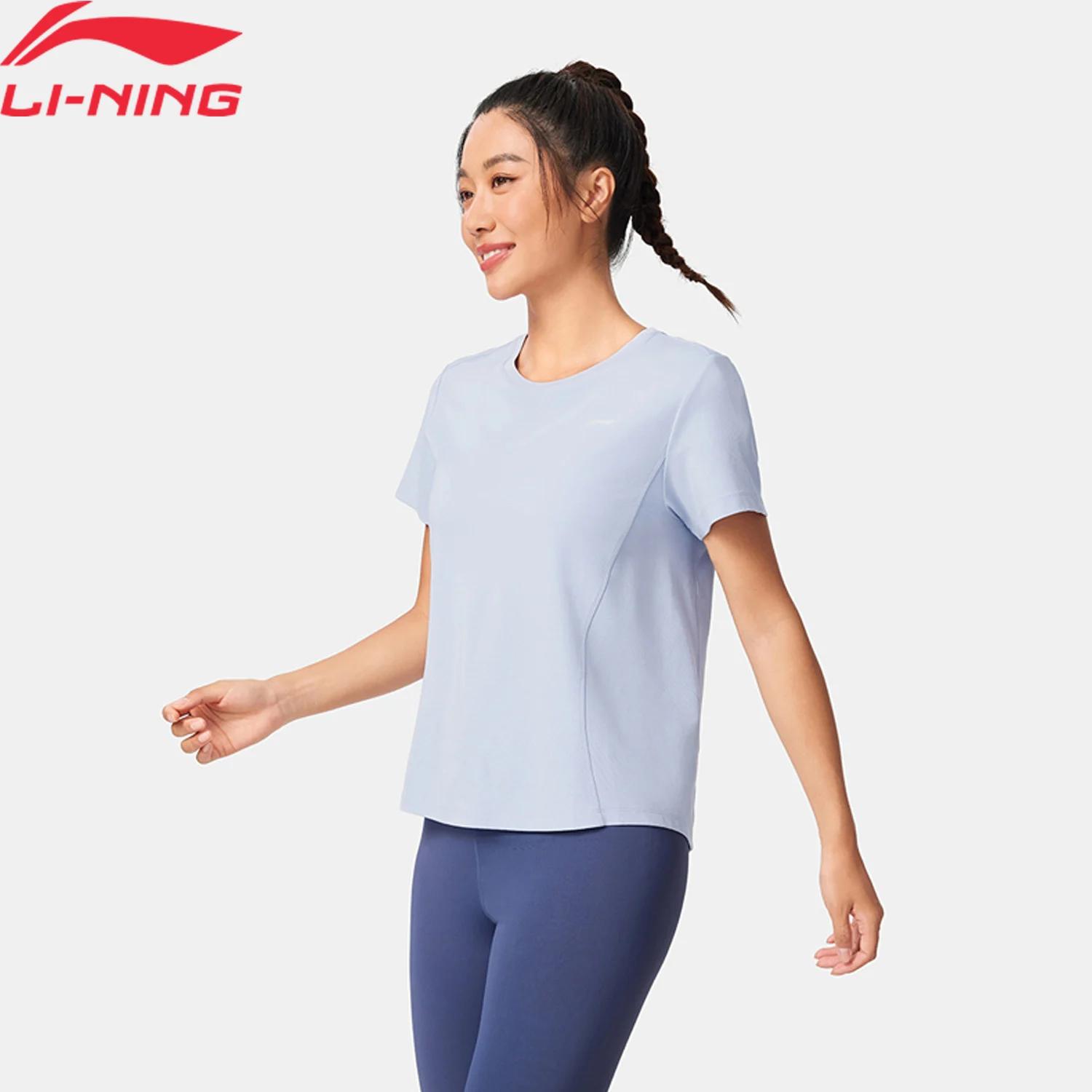 Li-Ning T-shirt d'entraînement pour femme LN COOL Coupe régulière 53% viscose 27% polyamide 13% moda