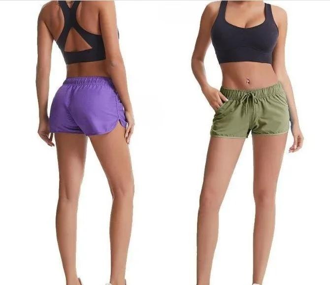 Short de course marathon pour femme, taille de gym, entraînement, fitness, yoga, sport, été