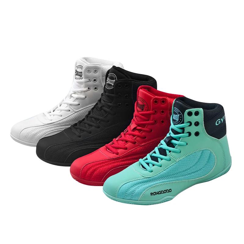 Nouvelles chaussures de boxe entraînement au Combat Arts martiaux exercice de Fitness chaussures San