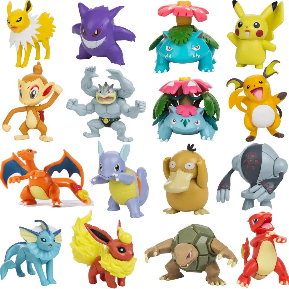 Figurines Pokemon 5-10cm, modèle Charmander Popplio Litten Pikachu Arceus, jouets à collectionner