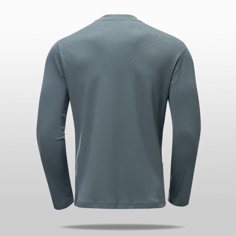 SBWL automne haute qualité hommes course fitness tenue de ville à manches longues T-shirt affaires d