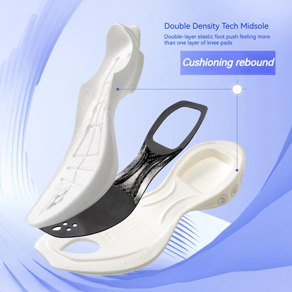 Chaussures de course de marathon ONEMIX avec plaque en carbone, soutien stable professionnel, amorti