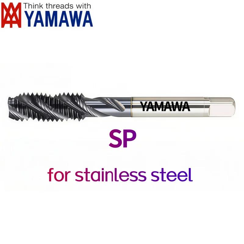 Taraud à spirale métrique YAMAWA du Japon, en acier inoxydable noir/acier au cobalt, taraud M1M2-M24