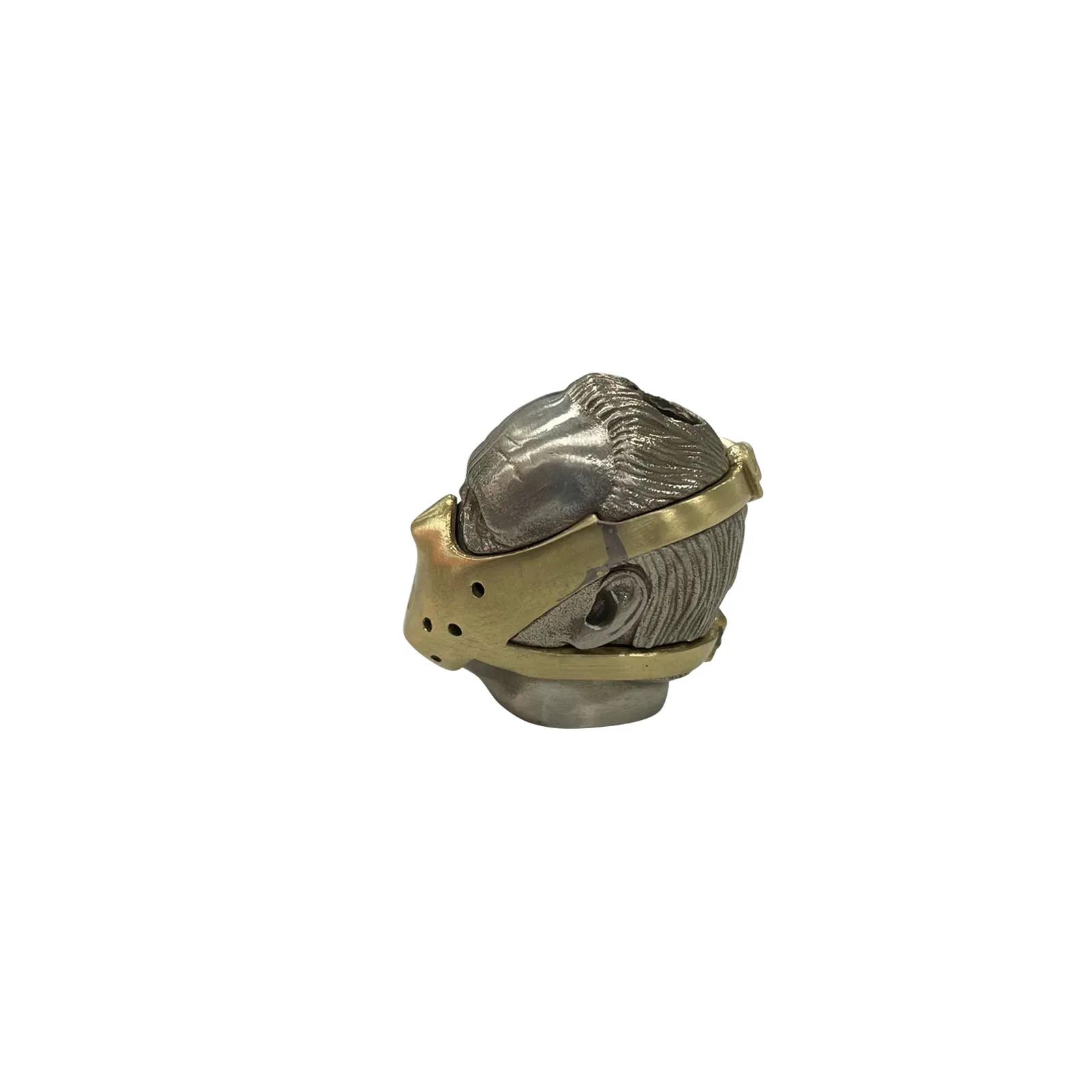 Lanière tissée de perles de couteau de figurines de Hannib en laiton, porte-clés de bricolage, pende