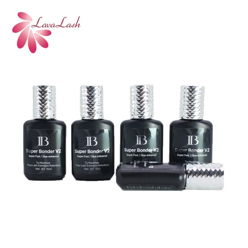 Agent de fixation de durcissement Transparent IB Super Bonder V2, 15ml, pour Extensions de cils, pri