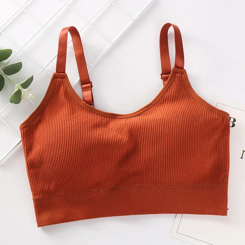 Soutien-gorge tubulaire sans couture pour femme, brassière respirante, soutien-gorge sans fil, bonne